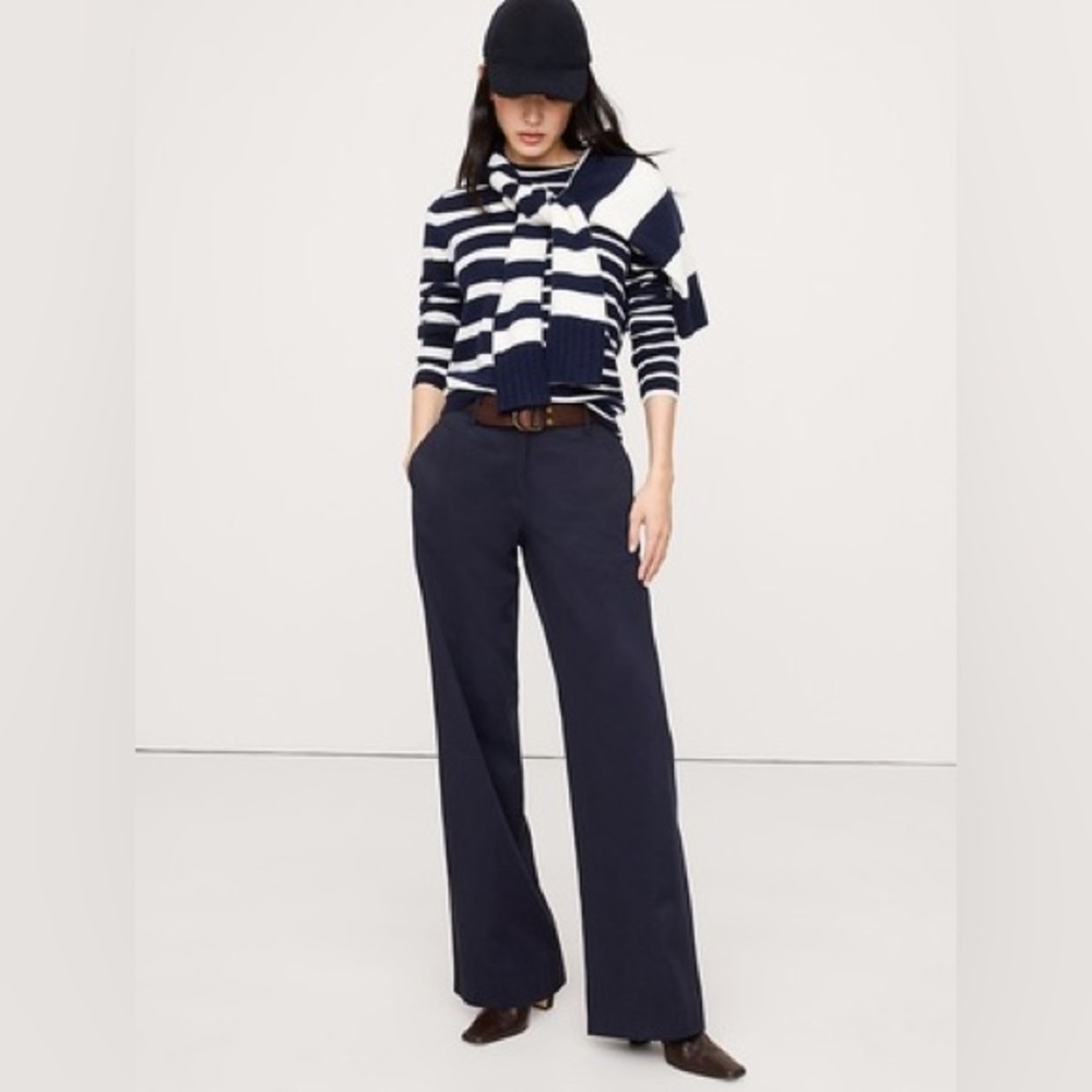 BANANA REPUBLIC THE EVERYDAY WIDE-LEG PANT - Picture 11 of 12